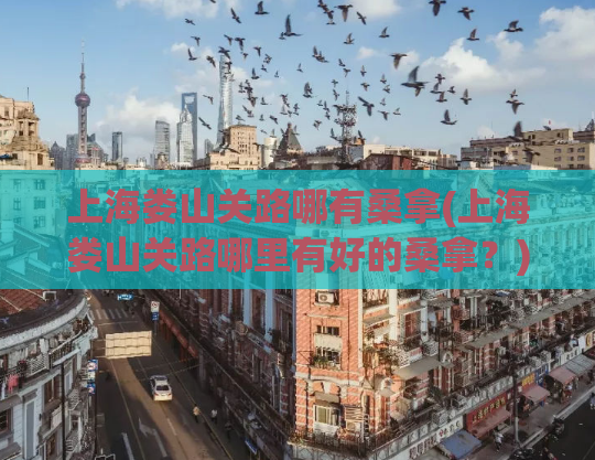 上海娄山关路哪有桑拿(上海娄山关路哪里有好的桑拿？)