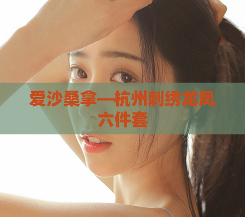 爱沙桑拿—杭州刺绣龙凤六件套